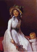Jacques-Louis David, Portrait of Emilie Seriziat and Her Son